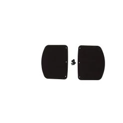 Black Cushioned Knee Brace Pads