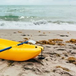 Pelican Sport Combo - 2 Solo Kids Kayaks With Paddles - Yellow/Blue -Kayaking Discounts Combo Solo Jaune Bleu Poignee LS3