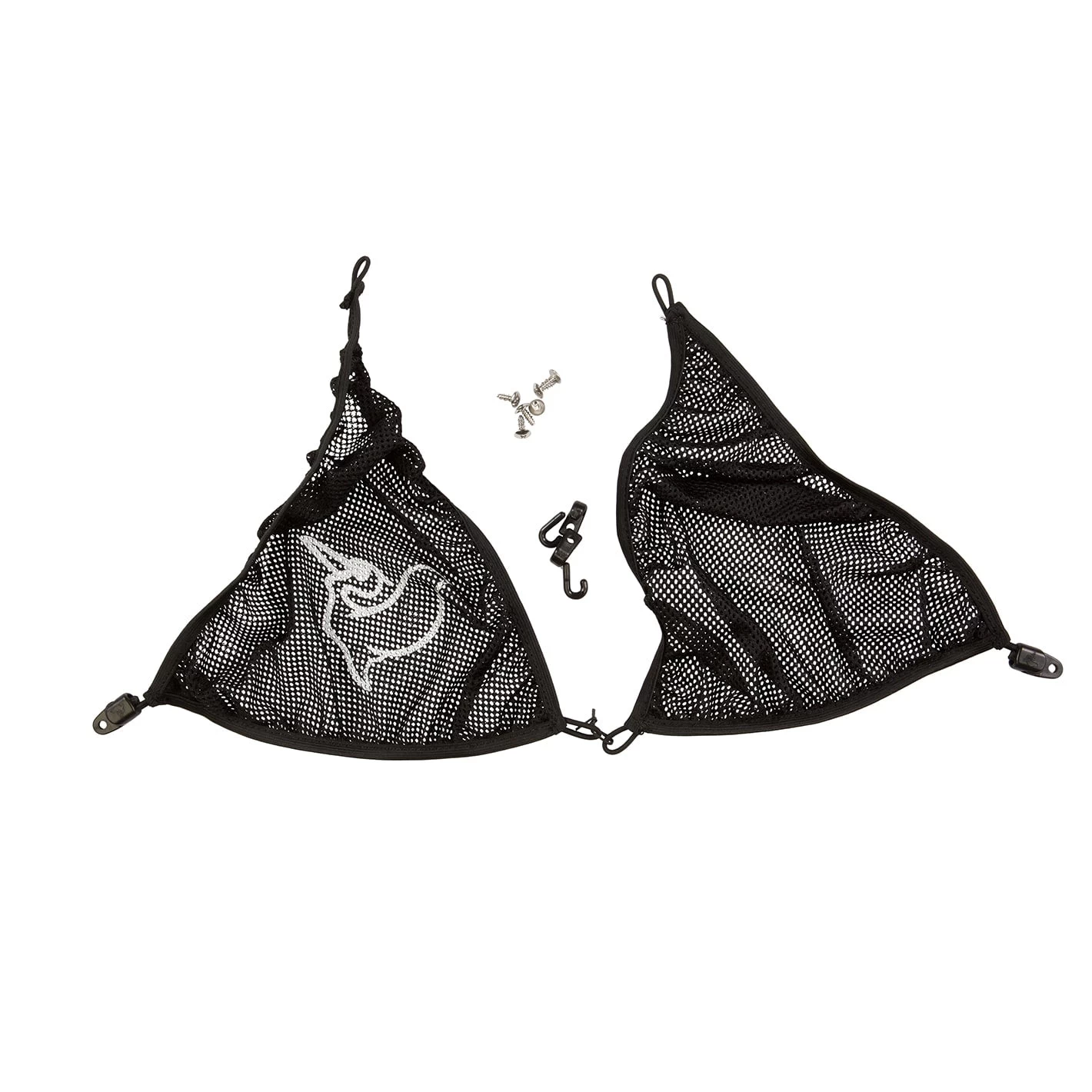 Black & White Mesh Deck Cover 1 Black & White Mesh Deck Cover